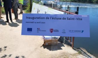 Inauguration de l’écluse de Saint-Vite (47)